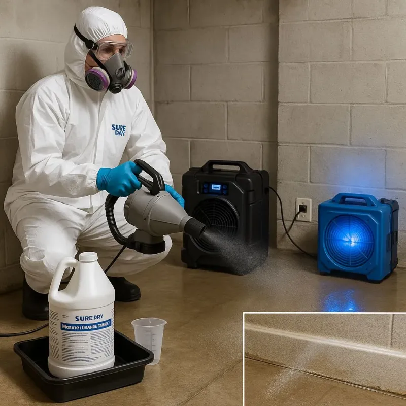 Sanitization and Odor Removal process in Wellington, OH
