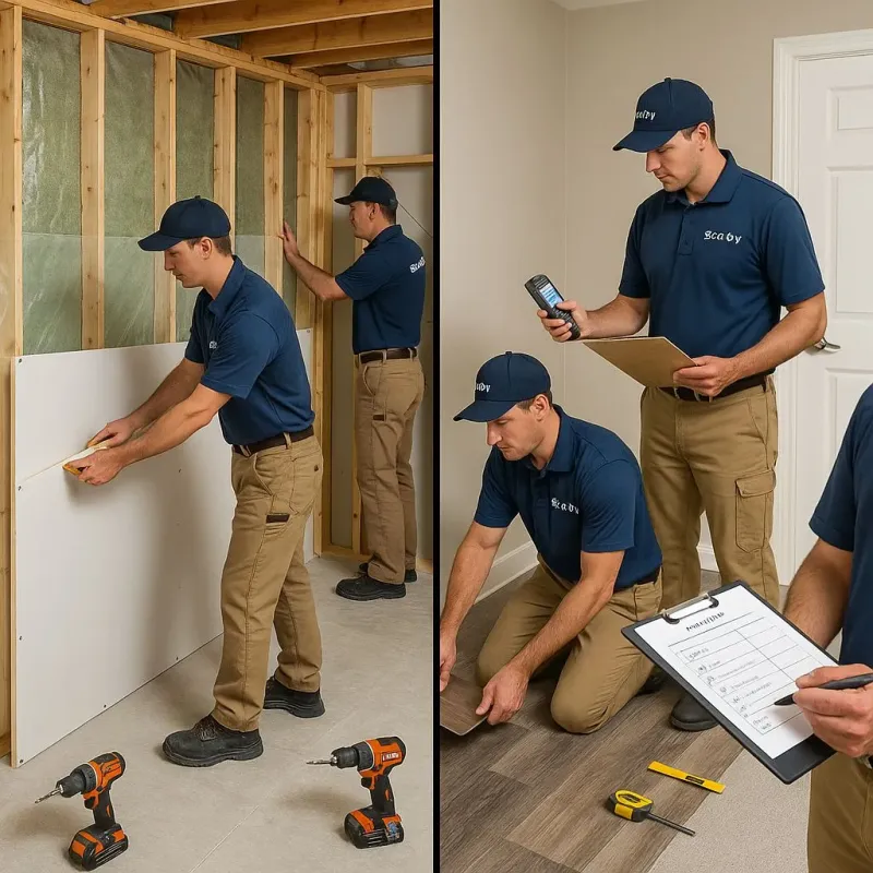 Repairs and Reconstruction process in Wellington, OH